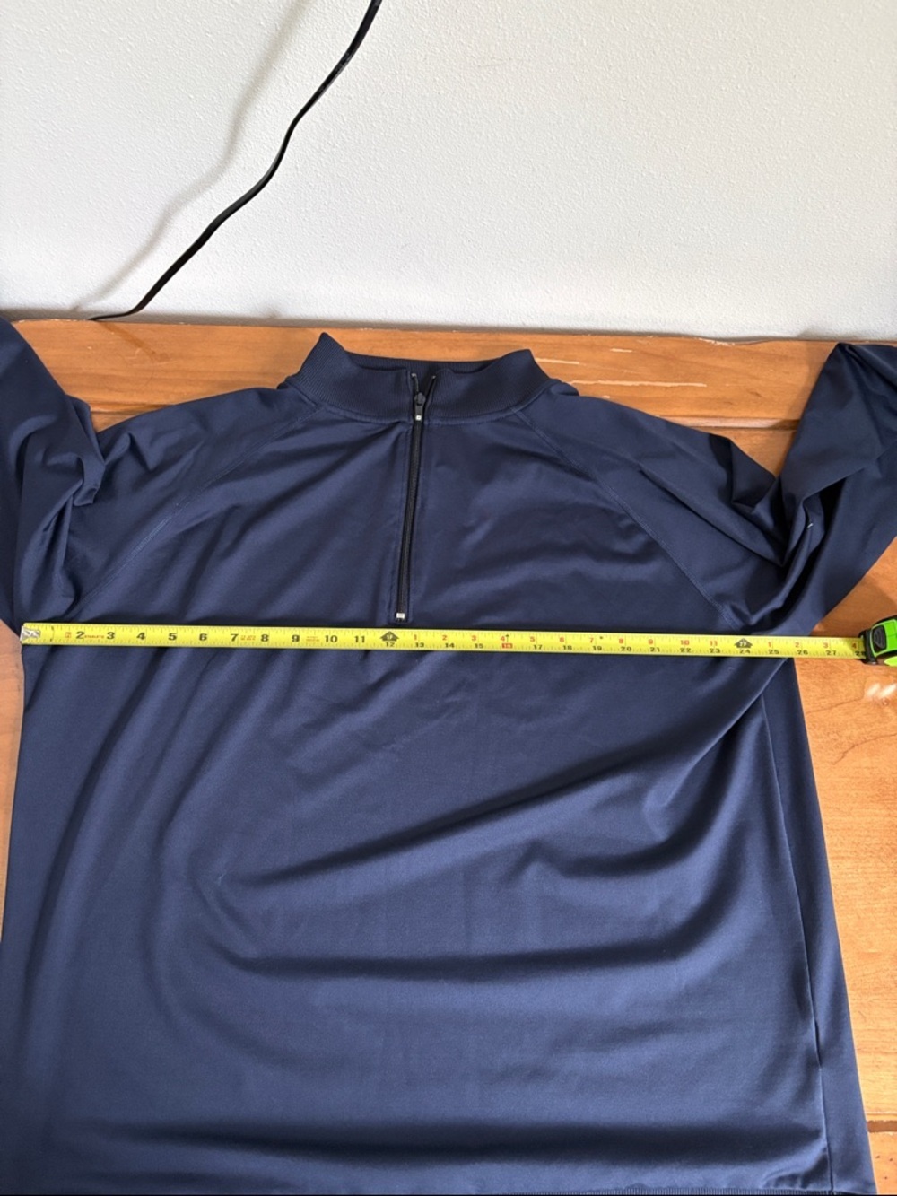 FootJoy Nylon Navy Half-Zip Pullover Size XXL - Picture 6 of 13